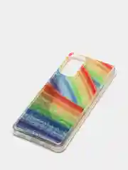 Оливковый чехол Huawei Honor 10X Lite, Хонор 10Х Лайт силиконовый переливающийся жидкий с блестками