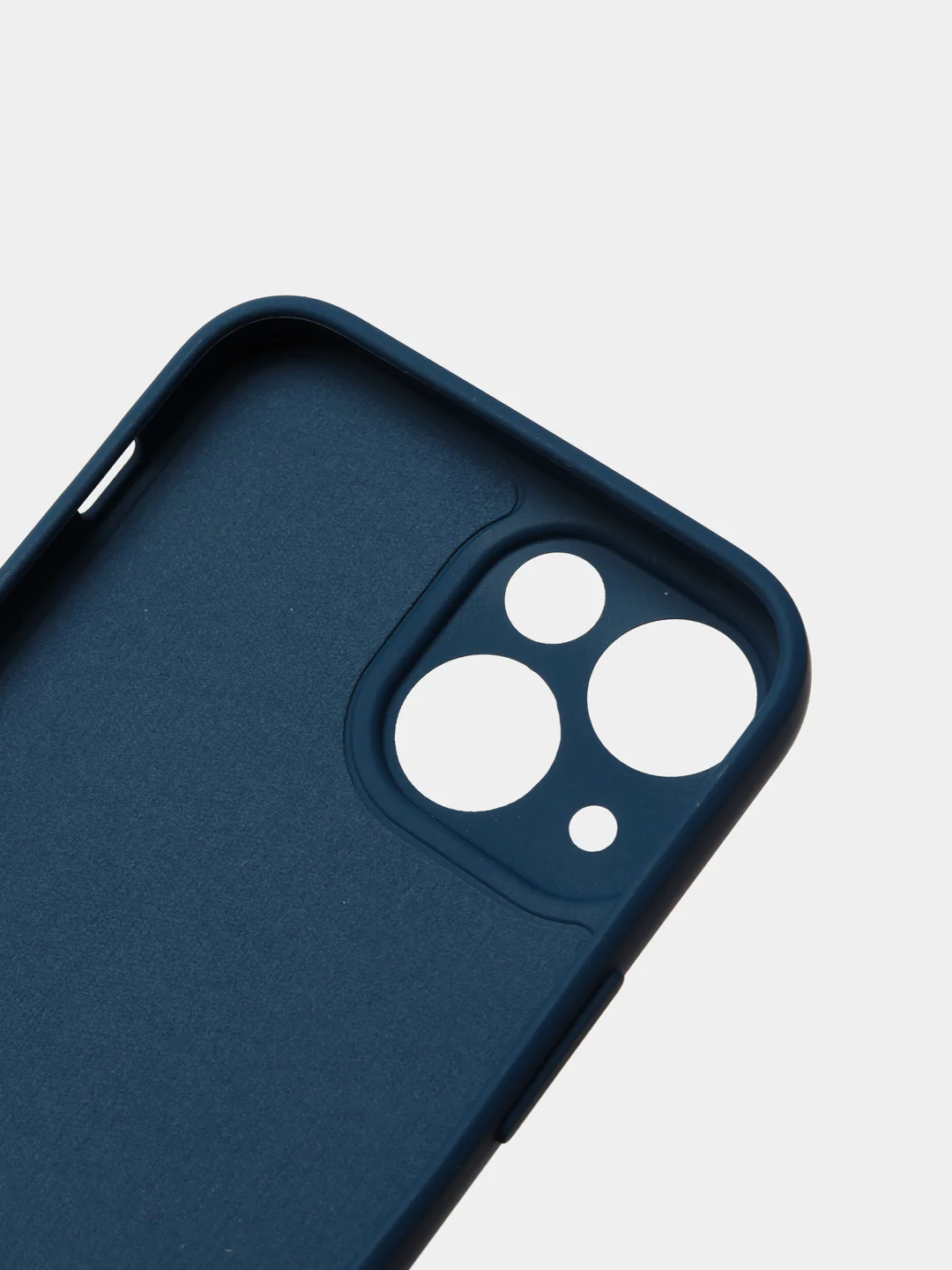 Темно-синий чехол iPhone 11 13 12 Pro Mini силиконовый ( Айфон Про Мини )