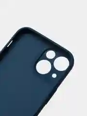 Темно-синий чехол iPhone 11 13 12 Pro Mini силиконовый ( Айфон Про Мини )