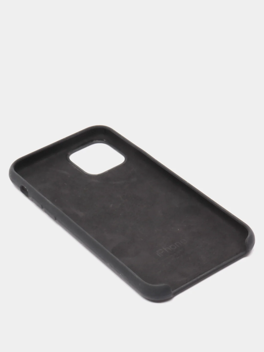 Черный чехол с бархатом iPhone 11 Pro