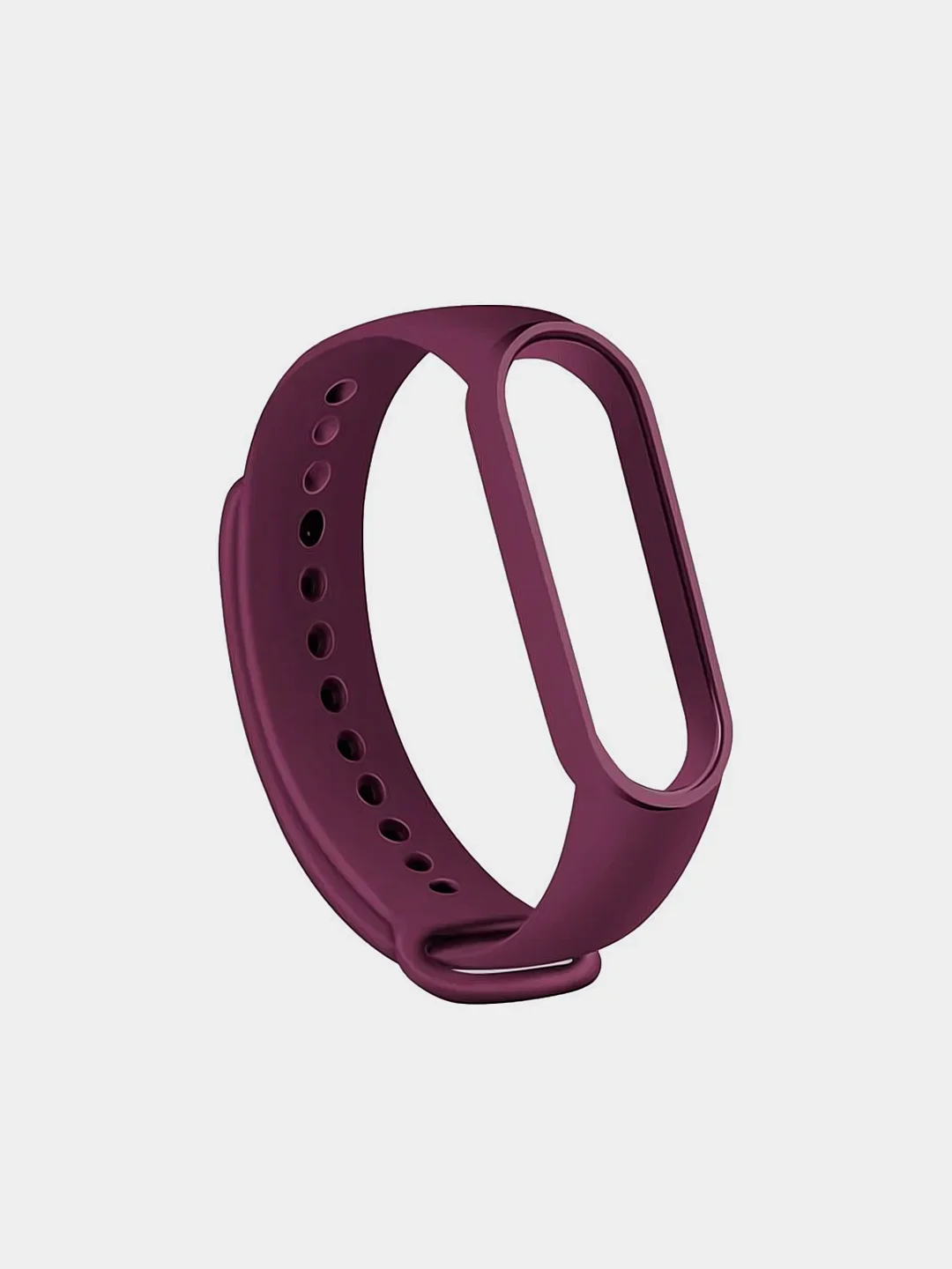 Марсала ремешок для Xiaomi Mi Band 5 6 фитнес браслета силиконовый