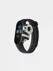 Черный ремешок для браслета mi band 5