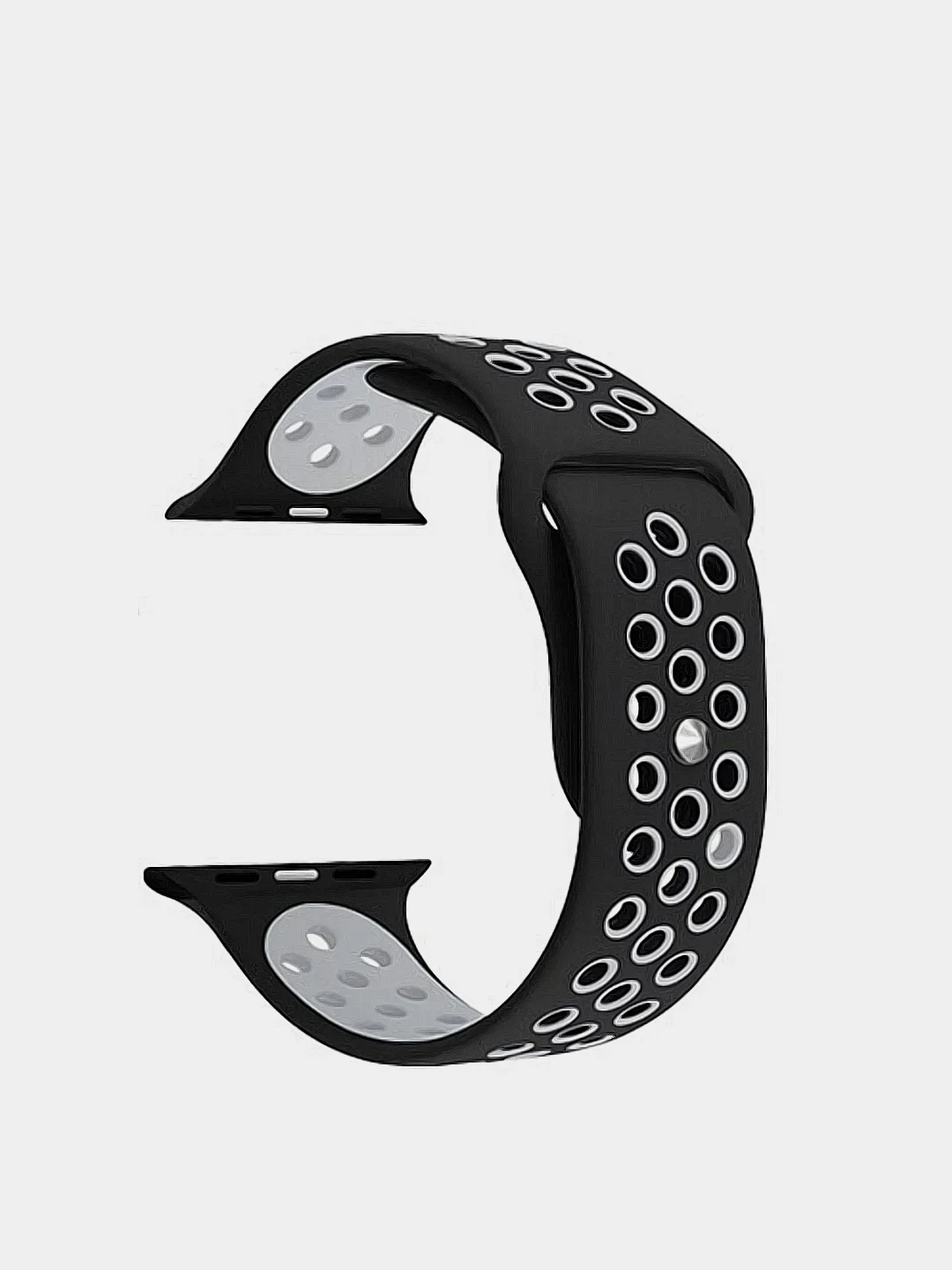 Черный спортивный ремешок для Apple Watch 3 / 4 / 5, 8 видов