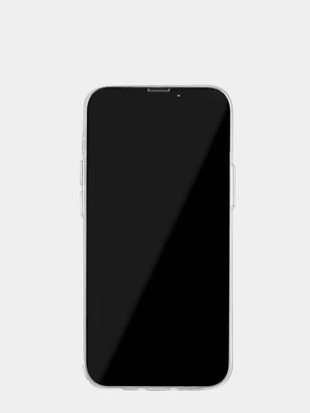 Силиконовый чехол накладка iPhone 13 mini, прозрачный