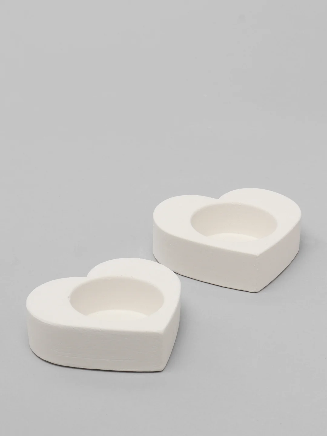 Подсвечник "Сердце", 6 х 6 х 3 см, диаметр 3,5 см