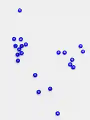 Синий бисер чешский Preciosa Чехия № 10/0, 10 гр