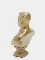Бюст "Сталин", состаренная латунь, 13 х 9 х 5 см