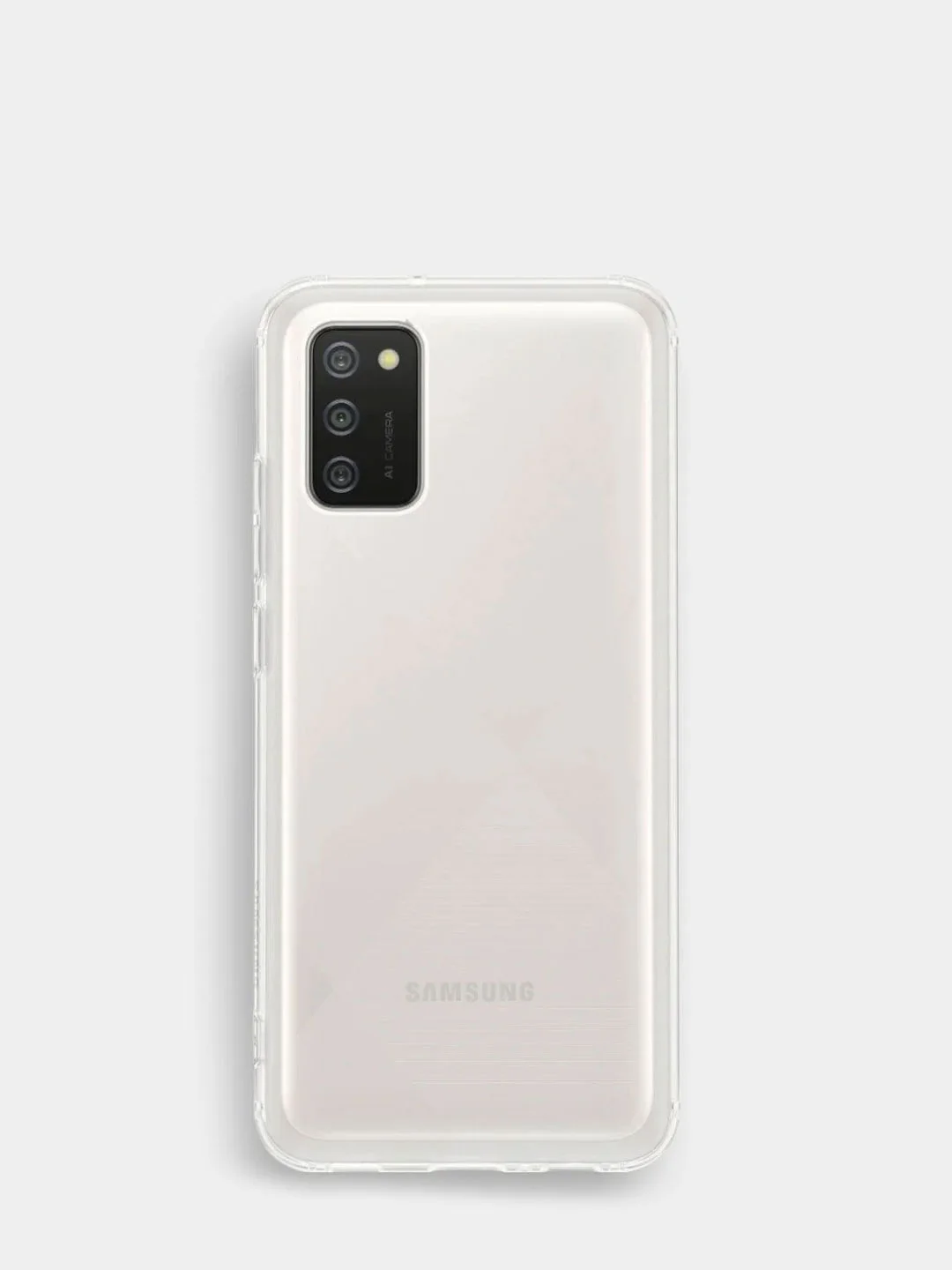 Чехол Samsung Galaxy A02S прозрачный, накладка Самсунг А02 S