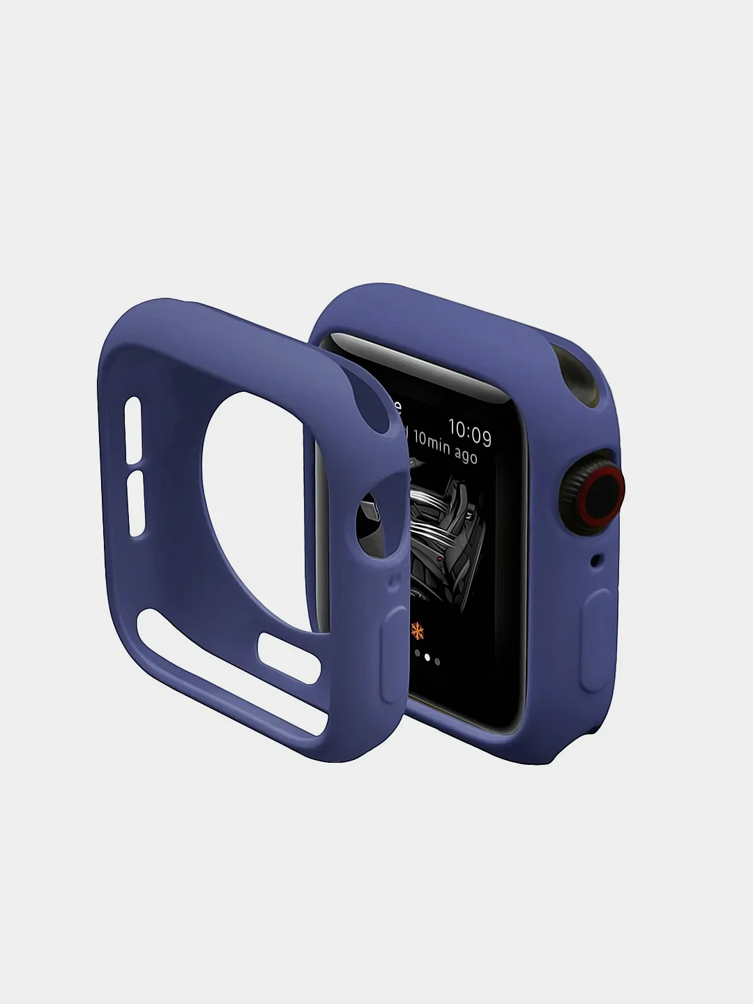 Темно-синий защитный корпус для Apple Watch 4,5,  9 цветов, все размеры