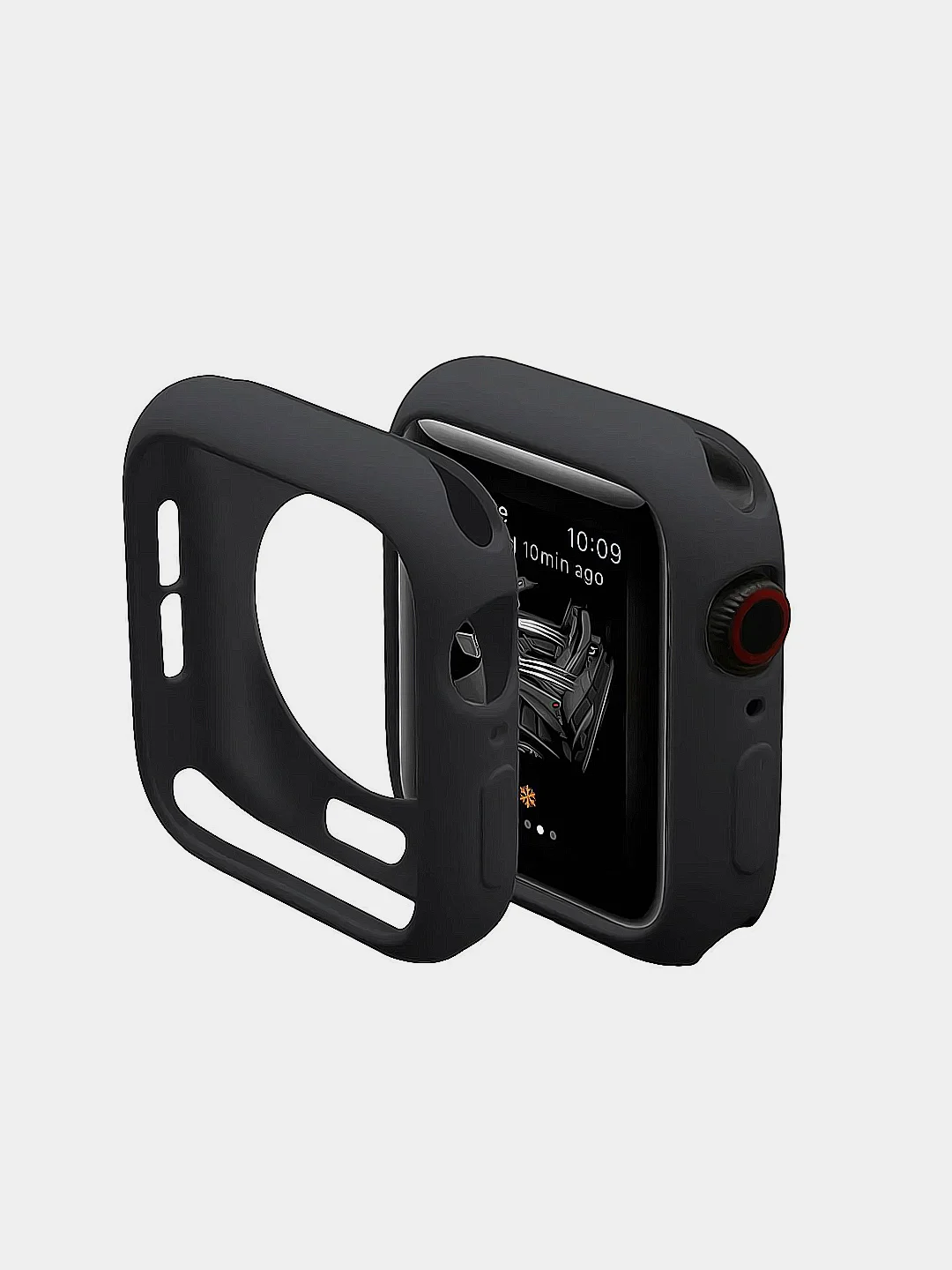 Черный защитный корпус для Apple Watch 4,5,  9 цветов, все размеры