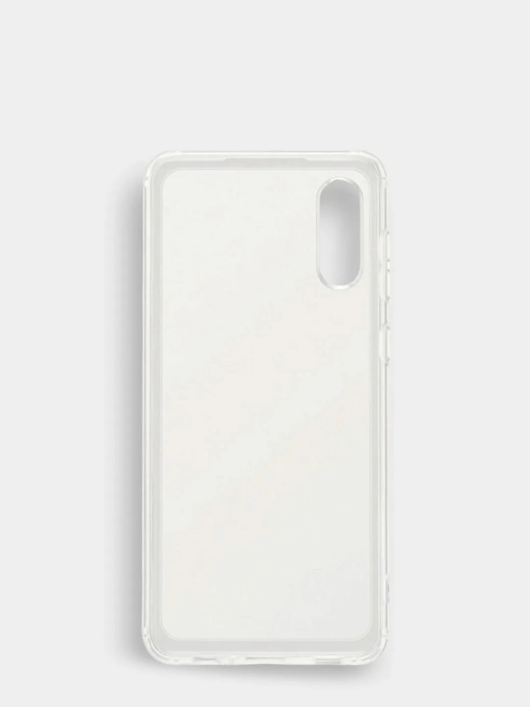 Силиконовый чехол накладка Samsung A02 прозрачный