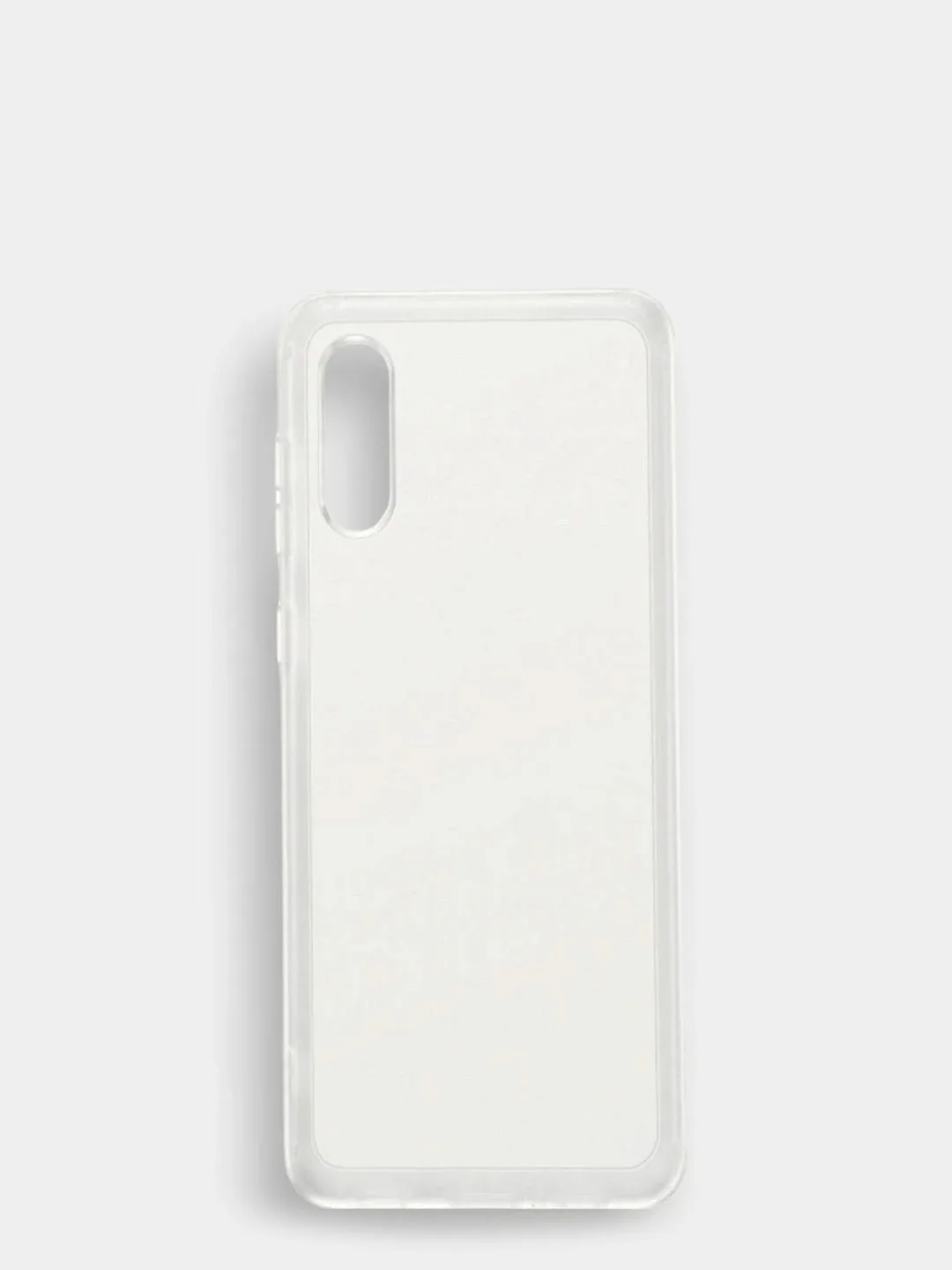 Силиконовый чехол накладка Samsung A02 прозрачный