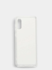 Силиконовый чехол накладка Samsung A02 прозрачный