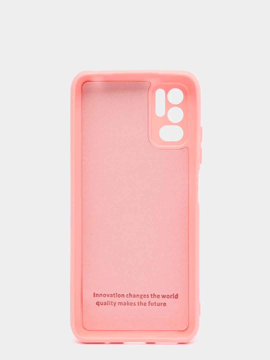 Кораллово-розовый чехол с защитой камеры и бархатом внутри Xiaomi Poco M3 pro, Redmi Note 10T