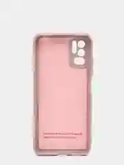 Бежевый чехол с защитой камеры и бархатом внутри Xiaomi Poco M3 pro, Redmi Note 10T