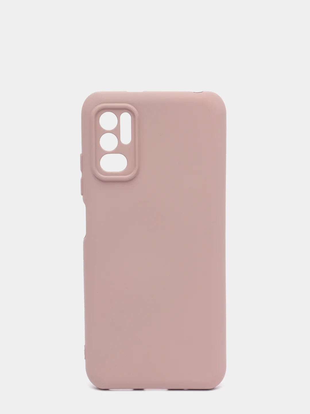 Бежевый чехол с защитой камеры и бархатом внутри Xiaomi Poco M3 pro, Redmi Note 10T