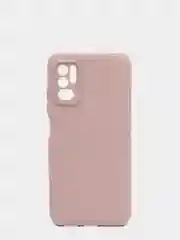 Бежевый чехол с защитой камеры и бархатом внутри Xiaomi Poco M3 pro, Redmi Note 10T