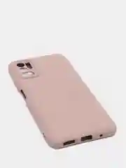 Бежевый чехол с защитой камеры и бархатом внутри Xiaomi Poco M3 pro, Redmi Note 10T