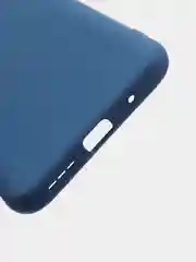 Синий чехол с защитой камеры и бархатом внутри для REDMI 10