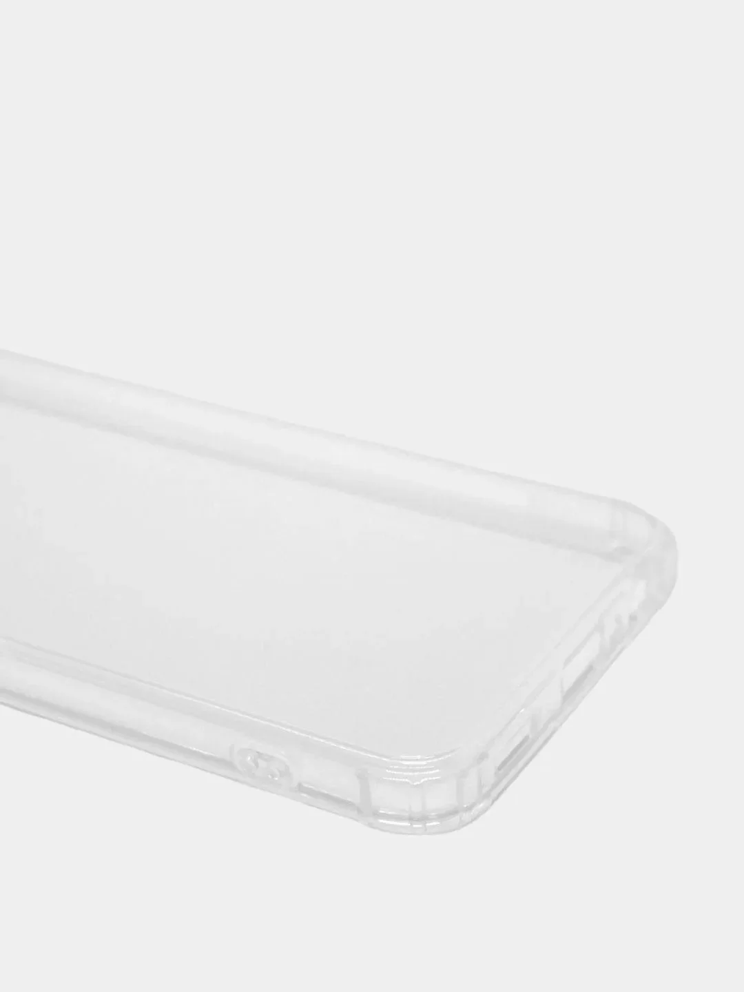 Силиконовый чехол накладка Samsung A03S усиленные углы, защита вокруг камер, прозрачный