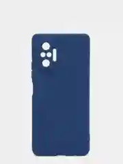 Темно-синий чехол для Xiaomi Redmi NOTE 10 pro с защитой камеры и бархатом внутри