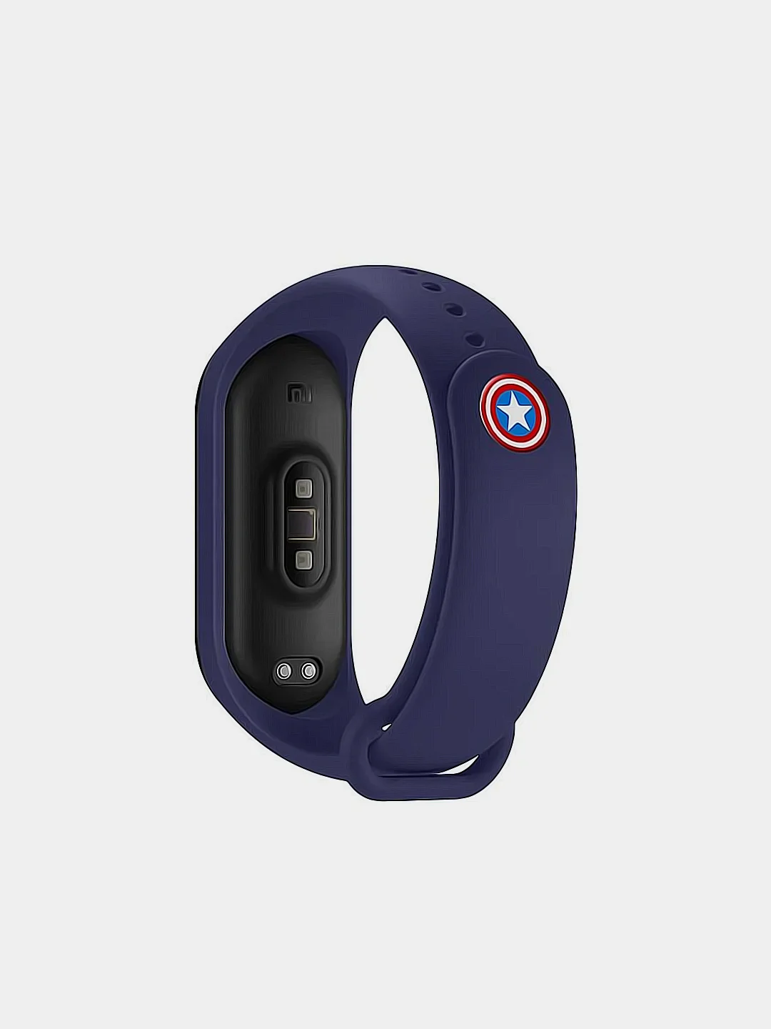 Темно-синий силиконовый ремешок Marvel "Мстители", для Xiaomi Mi Band 3, 4