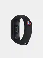 Черный силиконовый ремешок Marvel "Мстители", для Xiaomi Mi Band 3, 4