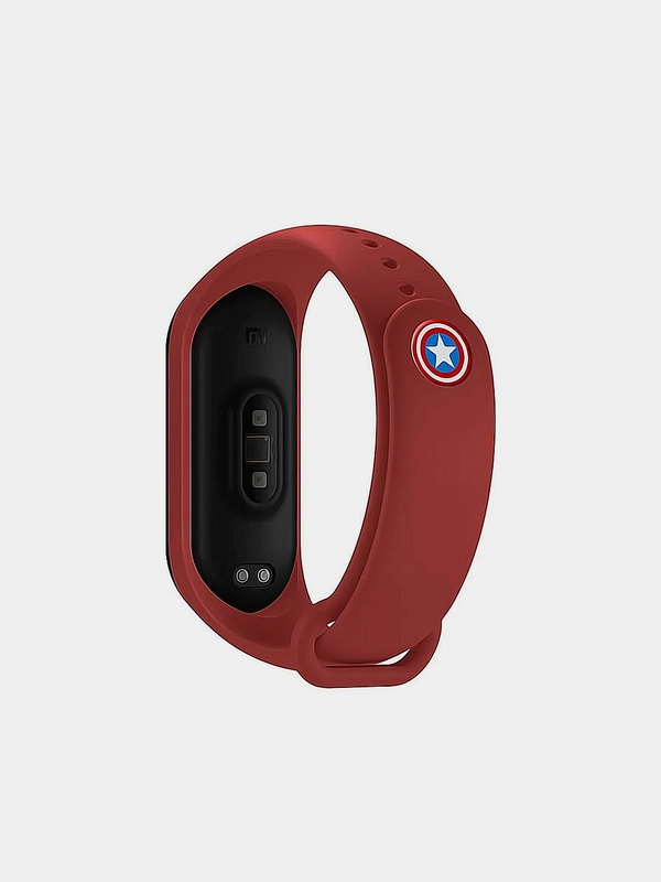 Силиконовый ремешок Marvel "Мстители", для Xiaomi Mi Band 3, 4