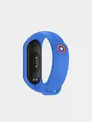 Синий силиконовый ремешок Marvel "Мстители", для Xiaomi Mi Band 3, 4