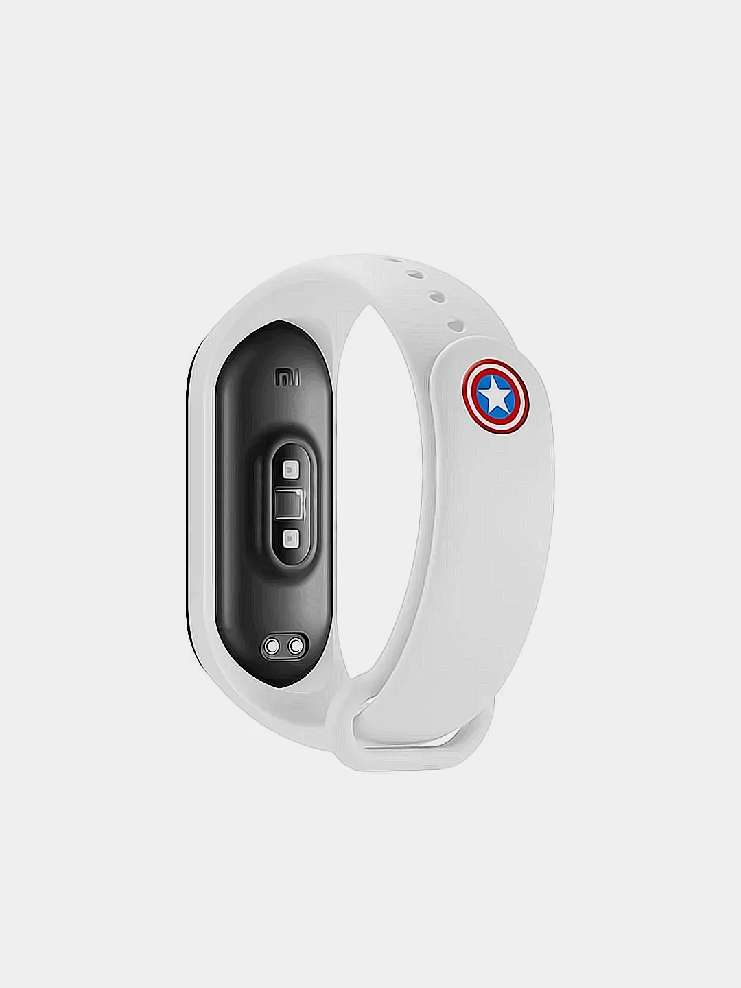 Белый силиконовый ремешок Marvel "Мстители", для Xiaomi Mi Band 3, 4