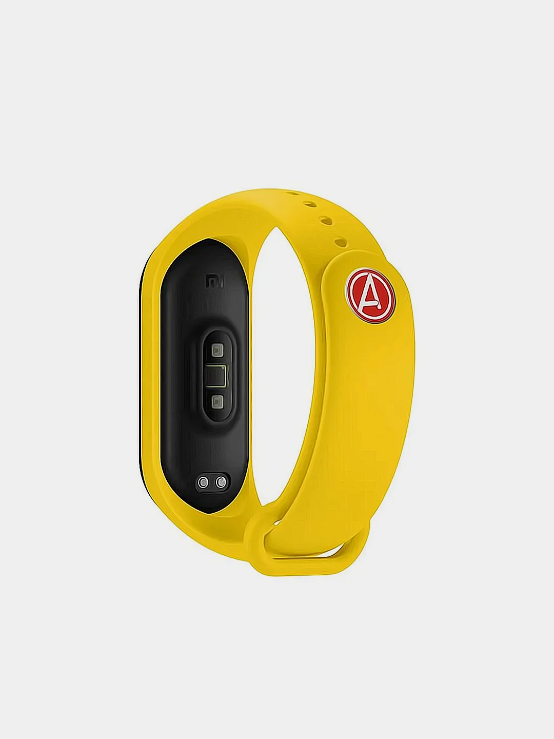 Желтый силиконовый ремешок Marvel "Мстители", для Xiaomi Mi Band 3, 4