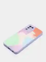 Лавандовый чехол для Samsung A12, A32, A22, M12, M32 с картинкой / рисунком