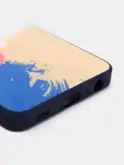Синий чехол для Samsung A12, A32, A22, M12, M32 с картинкой / рисунком