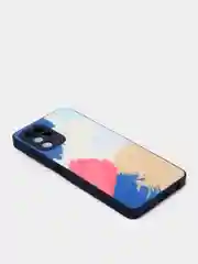 Синий чехол для Samsung A12, A32, A22, M12, M32 с картинкой / рисунком