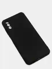 Черный чехол Samsung Galaxy A03s, силиконовый