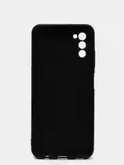 Черный чехол Samsung Galaxy A03s, силиконовый