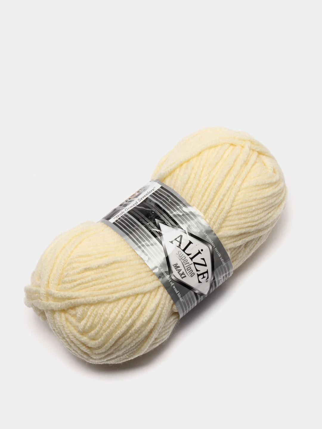 Кремовый шерсть Пряжа Alize Superlana maxi