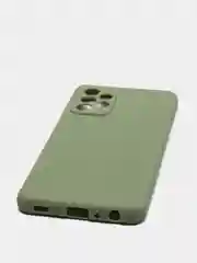 Оливковый чехол Samsung Galaxy A52, силиконовый