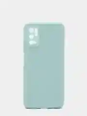 Мятный чехол с защитой камеры и бархатом внутри Xiaomi Poco M3 pro, Redmi Note 10T