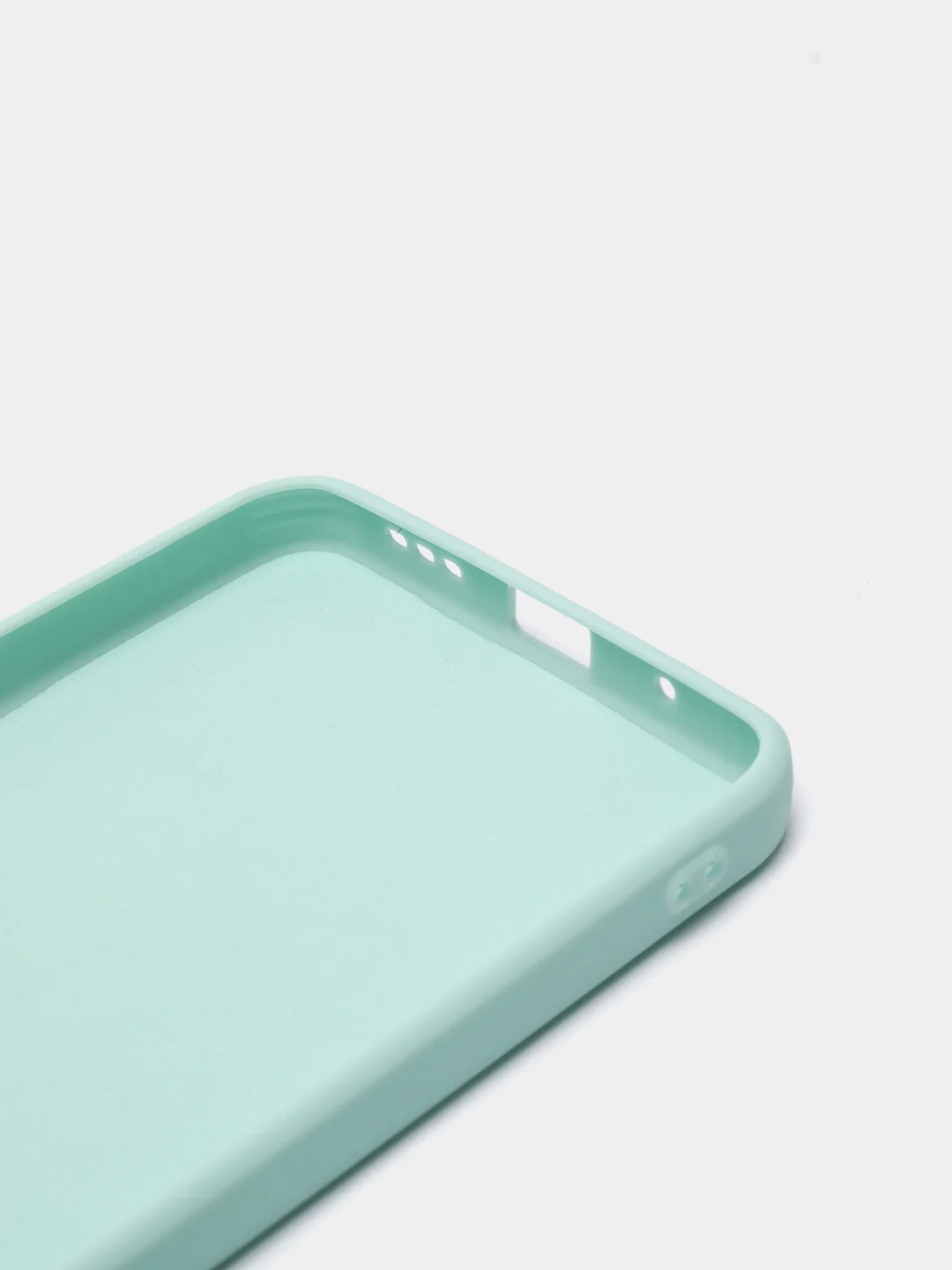 Мятный чехол с защитой камеры и бархатом внутри Xiaomi Poco M3 pro, Redmi Note 10T