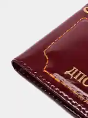 Бордовый обложка для удостоверения "ДПС России" с металл. гербом (нат. кожа)