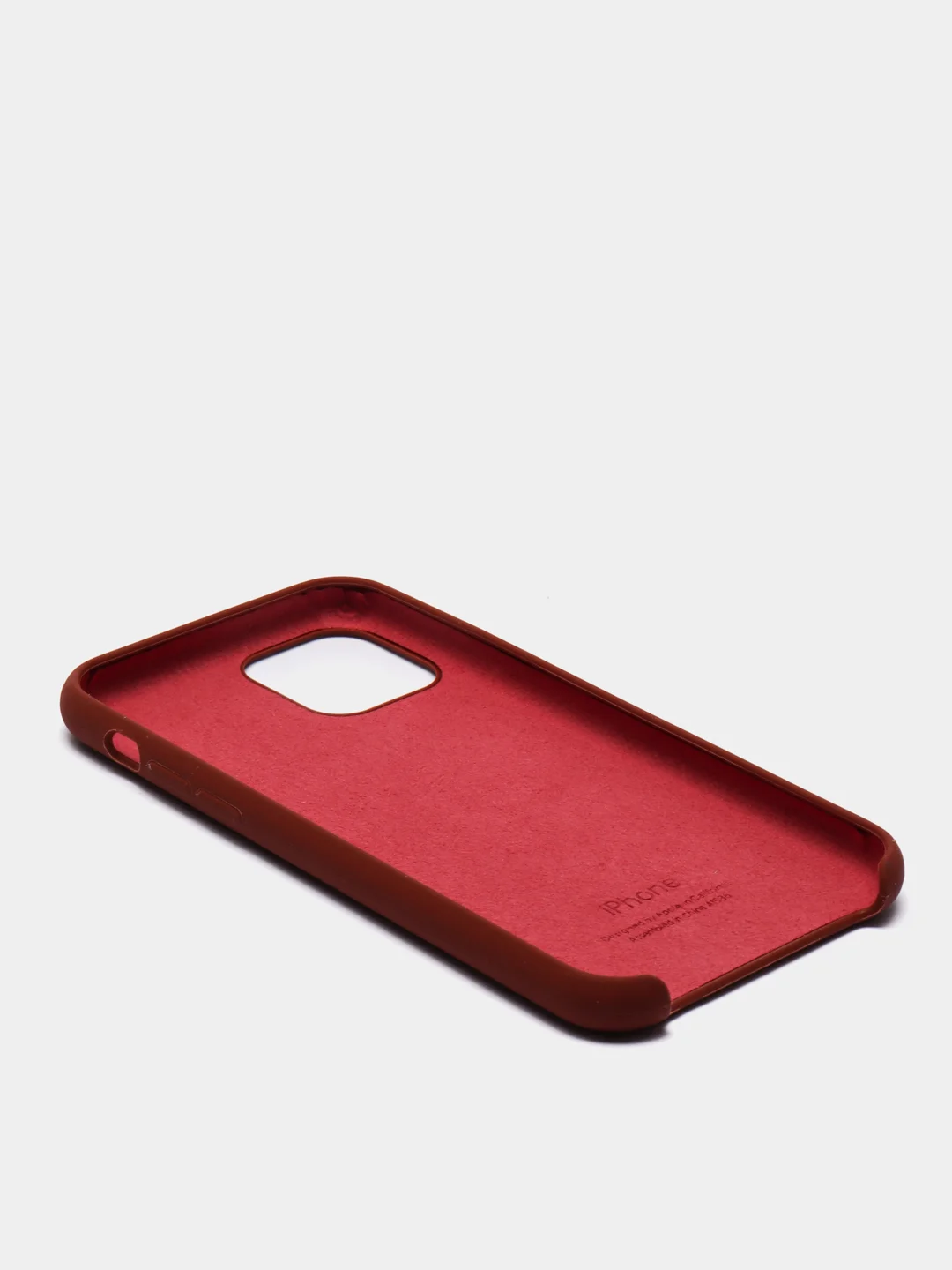 Белый чехол с бархатом iPhone 11 Pro