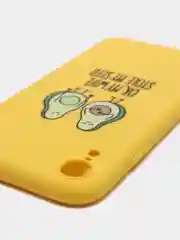 Желтый чехол для iPhone 11 Pro, XR, XS Max, 7+, 8+, 6s+