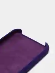 Фиолетовый чехол с бархатом iPhone 11 Pro