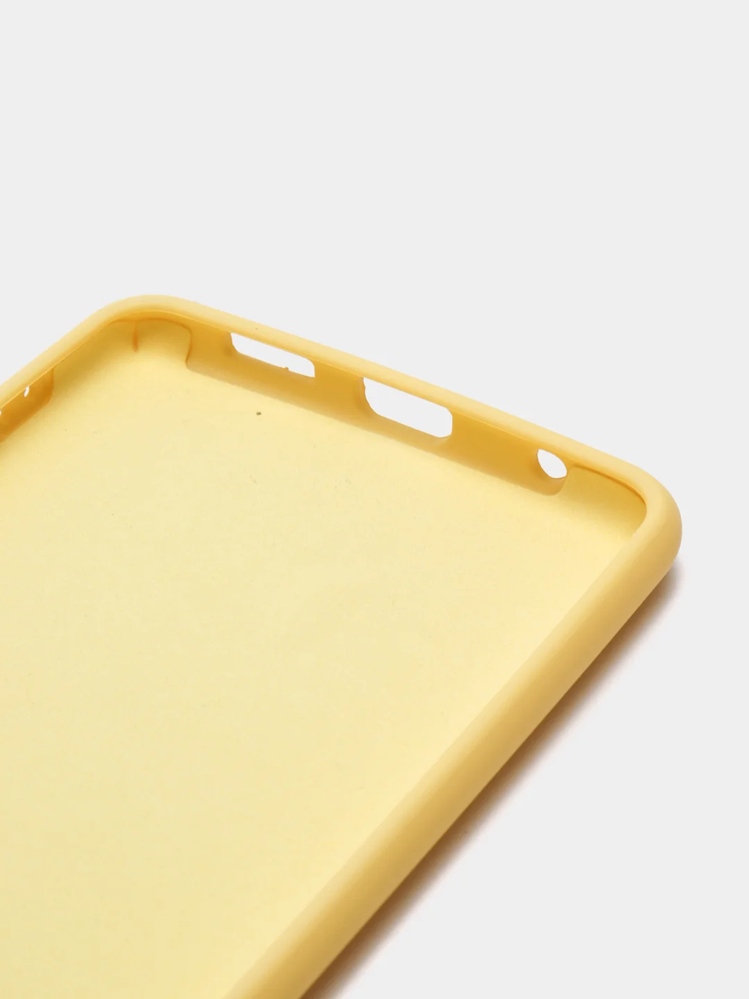 Желтый чехол для Xiaomi Redmi NOTE 10 pro с защитой камеры и бархатом внутри