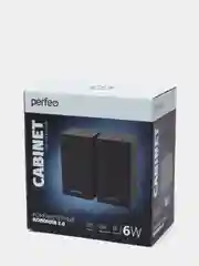 Черный колонки для компьютера и ноутбука Perfeo Cabinet