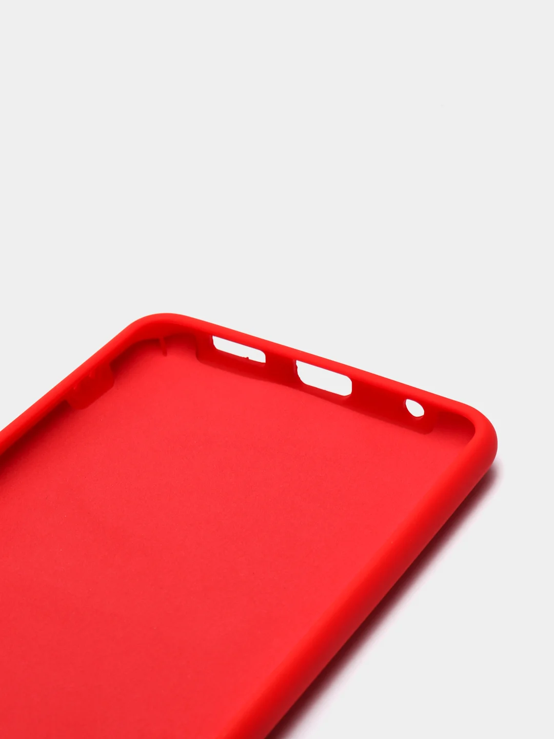 Красный чехол для Xiaomi Redmi NOTE 10 pro с защитой камеры и бархатом внутри