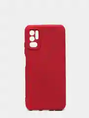 Вишнёвый чехол с защитой камеры и бархатом внутри Xiaomi Poco M3 pro, Redmi Note 10T