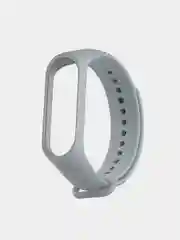 Серый меланж силиконовый ремешок для Xiaomi Mi Band 5