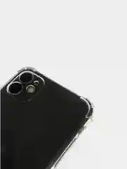 Силиконовый чехол iPhone 11 усиленные углы, защита вокруг камер, прозрачный